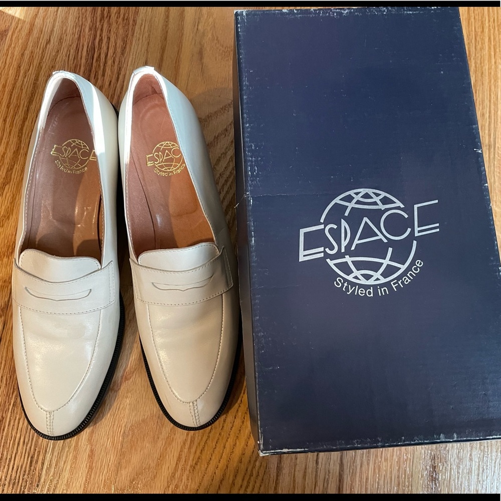 Espace White Loafers